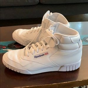 White Reebok High Tops